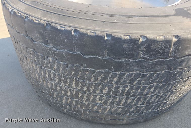 image for item EE7811 (4) Michelin 445/50R22.5 tires and wheels