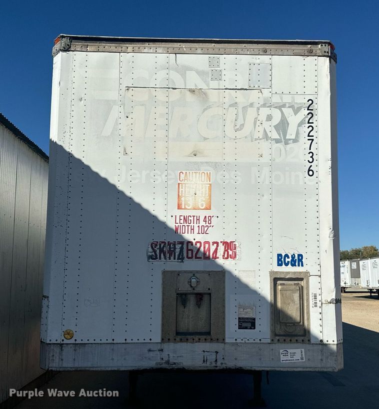 image for item EE7837 1990 Strick dry van trailer