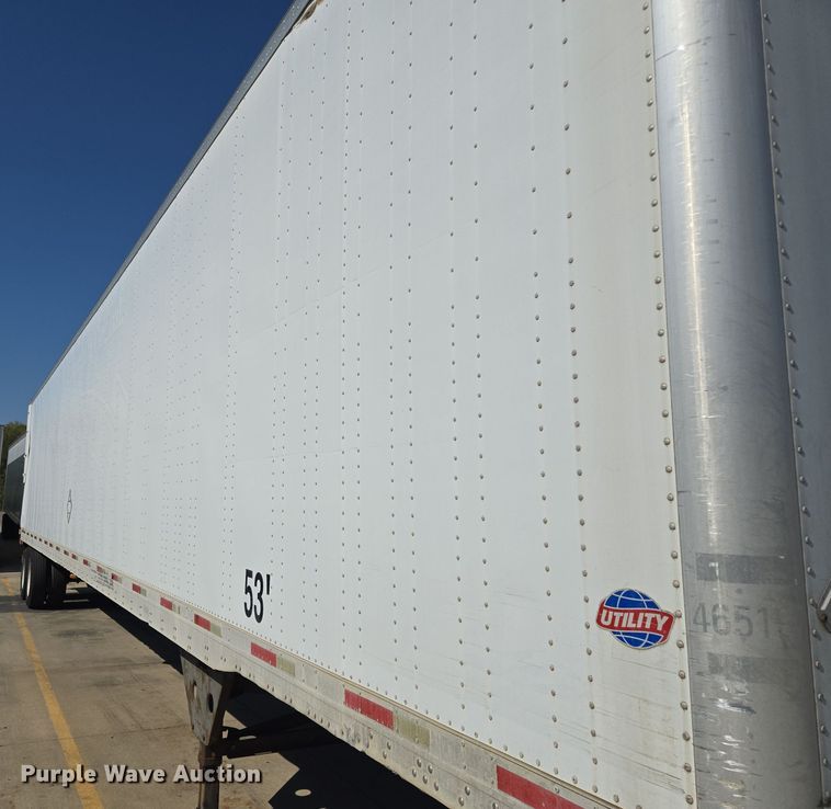 image for item EE8660 2007 Utility Trailer dry van trailer