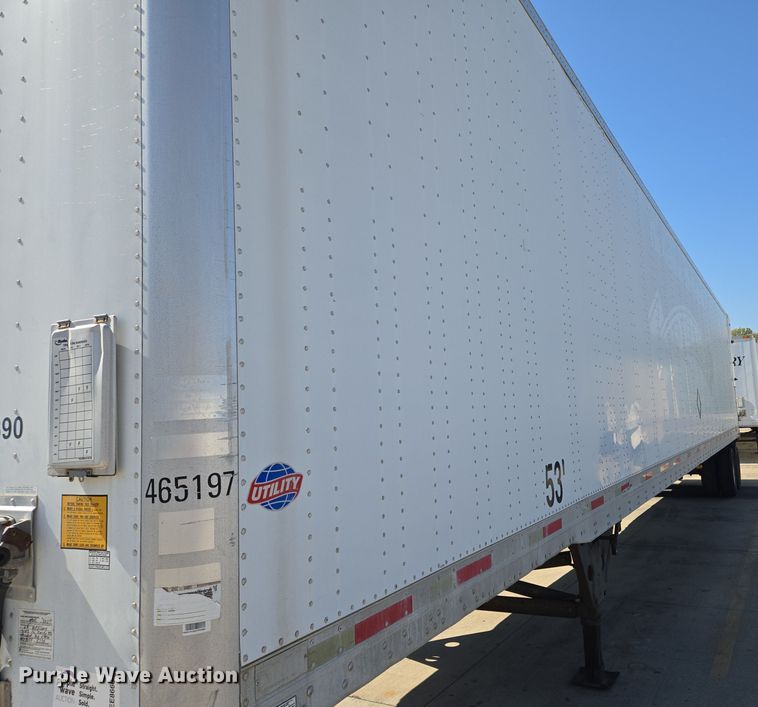 image for item EE8660 2007 Utility Trailer dry van trailer