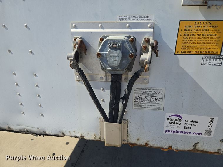 image for item EE8660 2007 Utility Trailer dry van trailer