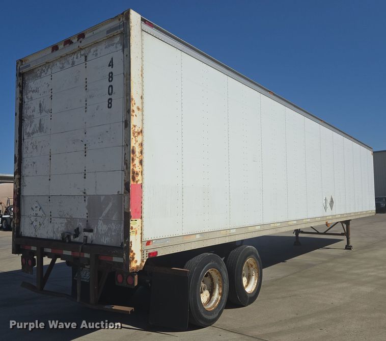 image for item EE8661 1996 Dorsey dry van trailer