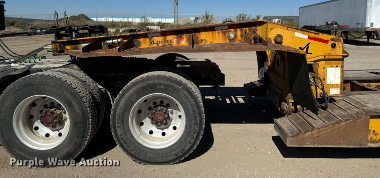 image for item EG6778 2014 XL trailers XL 110 HDG lowboy equipment trailer