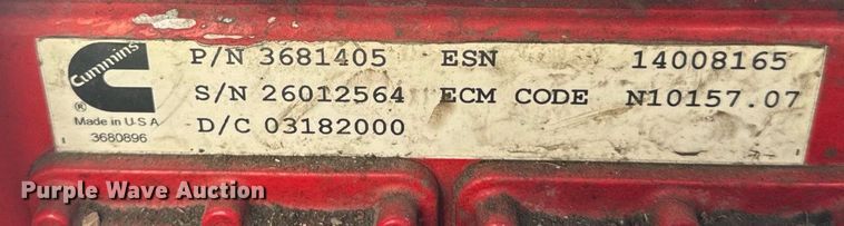 image for item EG6795 2001 Freightliner Century Class 12 semi truck