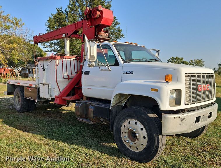 image for item EI8420 1994 GMC Top Kick C6500 crane truck