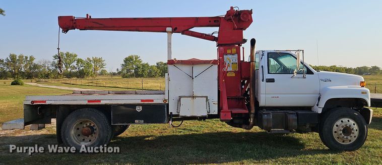 image for item EI8420 1994 GMC Top Kick C6500 crane truck