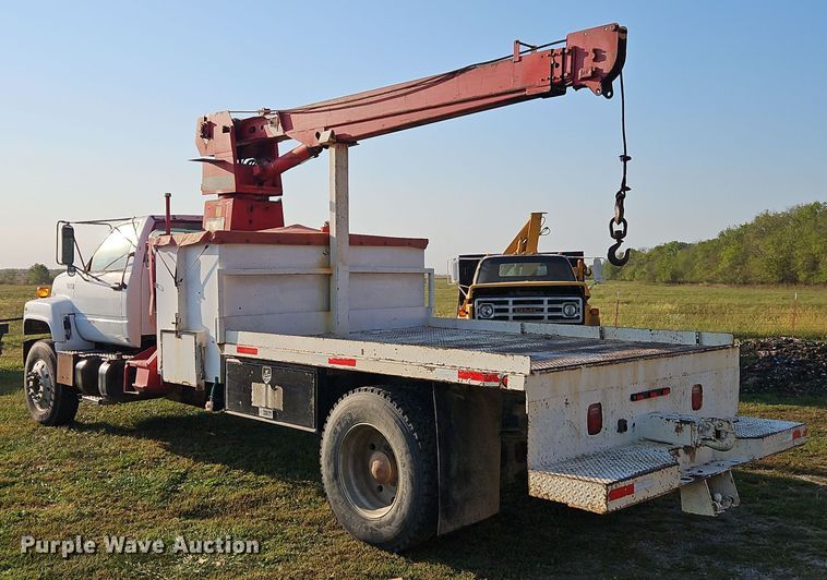 image for item EI8420 1994 GMC Top Kick C6500 crane truck