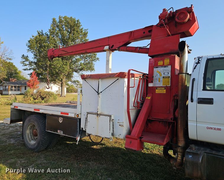 image for item EI8420 1994 GMC Top Kick C6500 crane truck