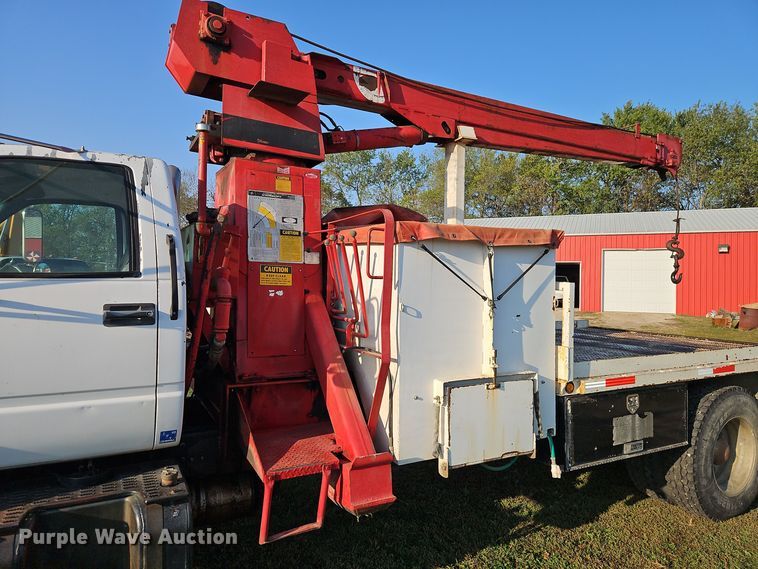 image for item EI8420 1994 GMC Top Kick C6500 crane truck