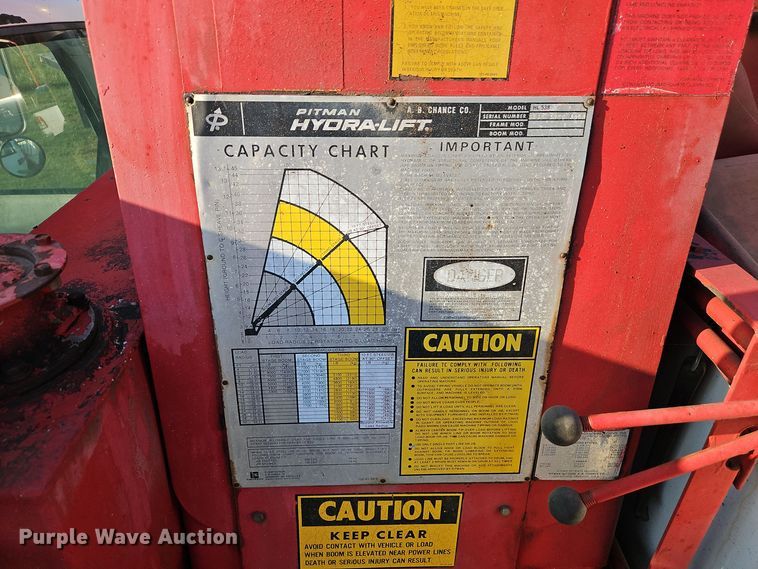 image for item EI8420 1994 GMC Top Kick C6500 crane truck