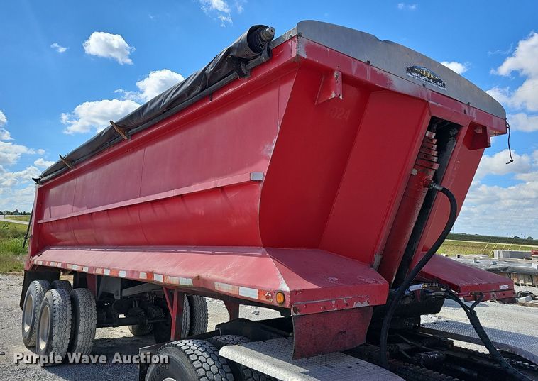 image for item EK0839 1989 Hilbilt end dump trailer