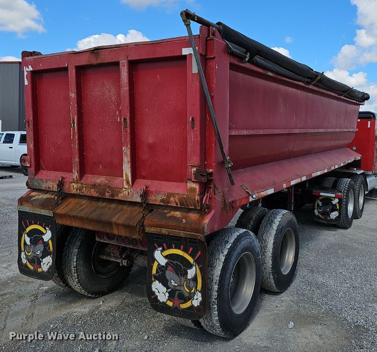 image for item EK0839 1989 Hilbilt end dump trailer