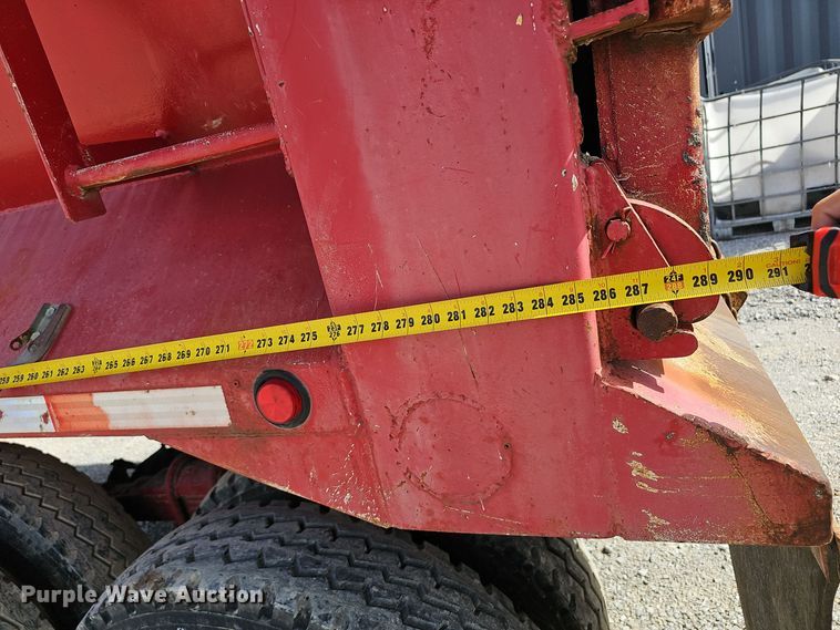 image for item EK0839 1989 Hilbilt end dump trailer