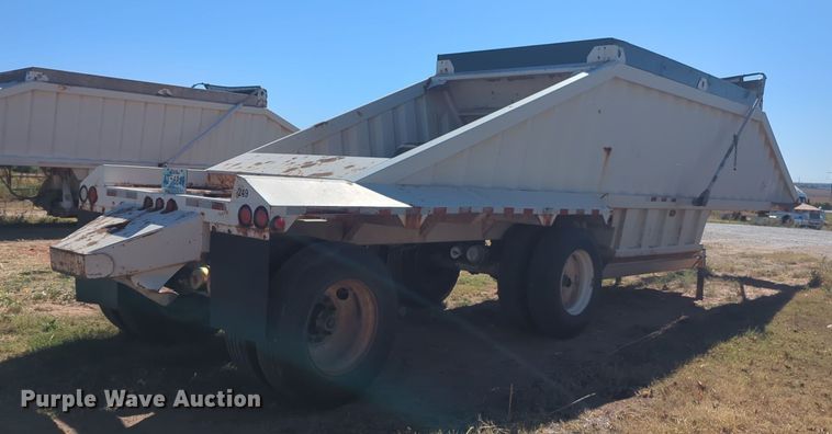 image for item EQ2341 2012 Construction Trailer Specialists BDT 42 LW bottom dump trailer