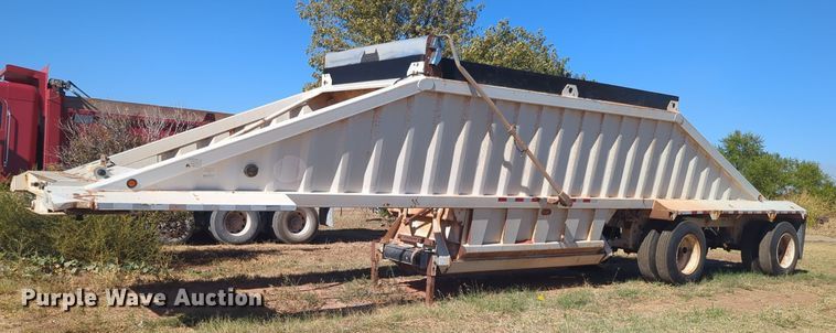 image for item EQ2341 2012 Construction Trailer Specialists BDT 42 LW bottom dump trailer