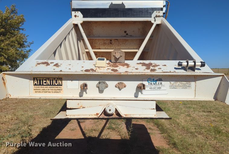 image for item EQ2341 2012 Construction Trailer Specialists BDT 42 LW bottom dump trailer
