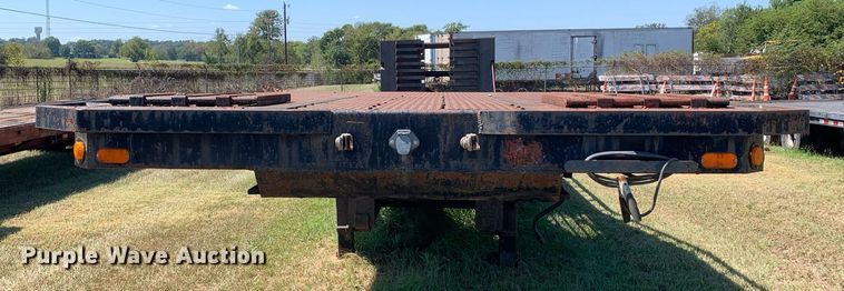 image for item JT9730 1981 Aztec drop deck equipment trailer