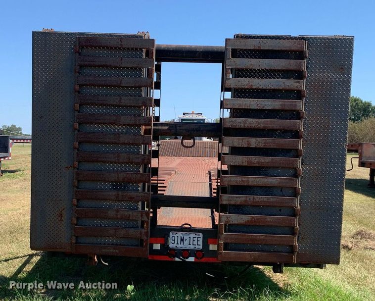 image for item JT9730 1981 Aztec drop deck equipment trailer