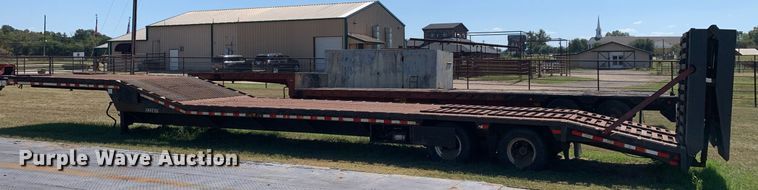 image for item JT9730 1981 Aztec drop deck equipment trailer