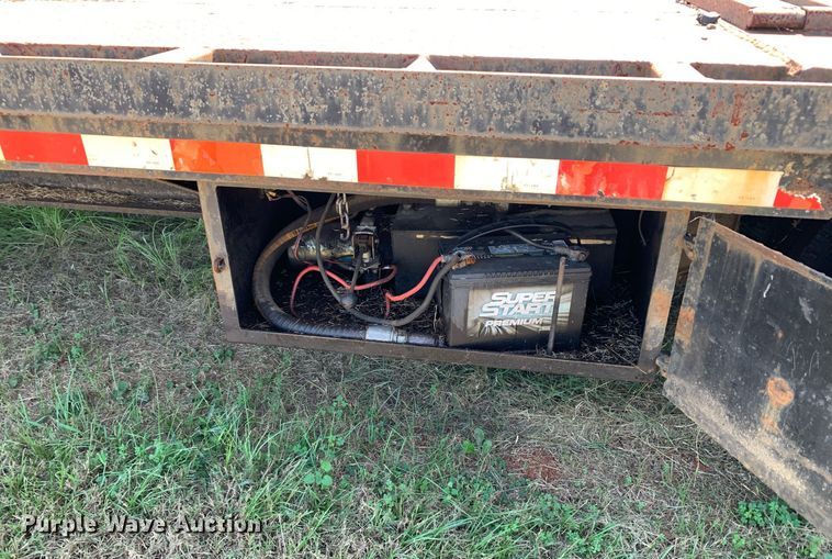 image for item JT9730 1981 Aztec drop deck equipment trailer