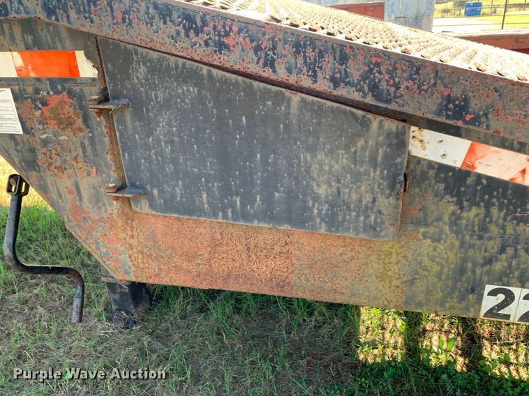 image for item JT9730 1981 Aztec drop deck equipment trailer