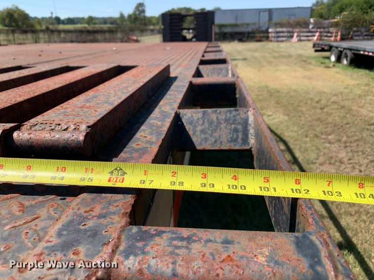 image for item JT9730 1981 Aztec drop deck equipment trailer