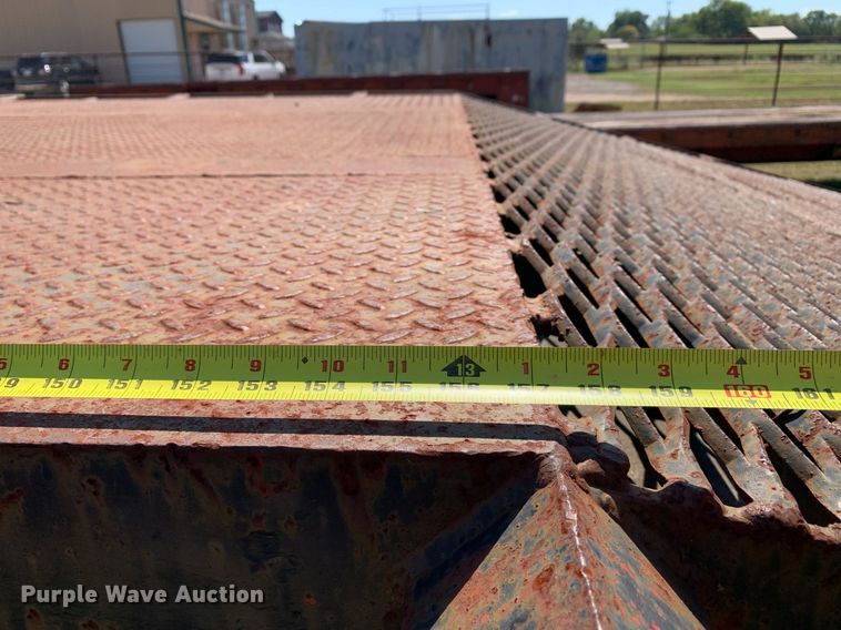 image for item JT9730 1981 Aztec drop deck equipment trailer