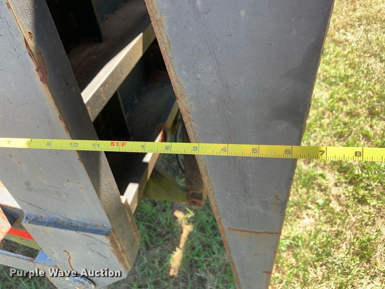 image for item JT9730 1981 Aztec drop deck equipment trailer