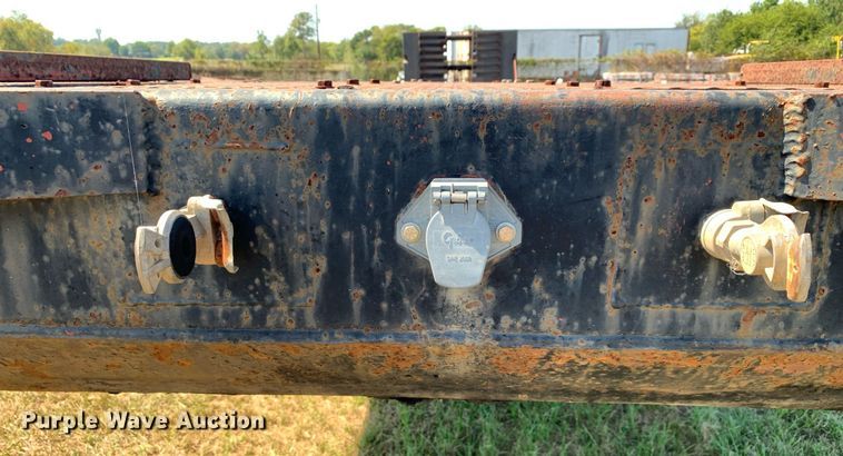 image for item JT9730 1981 Aztec drop deck equipment trailer