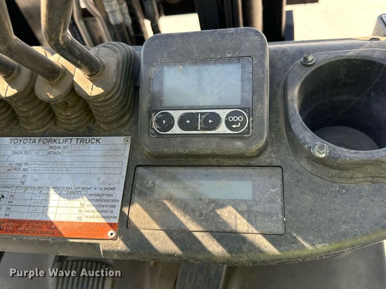 image for item DD3328 2009 Toyota 8FGCU18 forklift