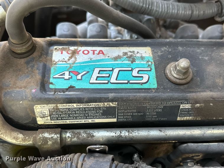 image for item DD3330 2009 Toyota 8FGCU18 forklift