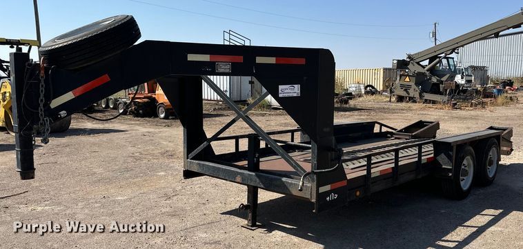 image for item DD3378 1995 Belshe T-18 equipment trailer