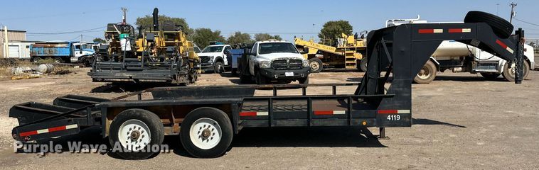 image for item DD3378 1995 Belshe T-18 equipment trailer