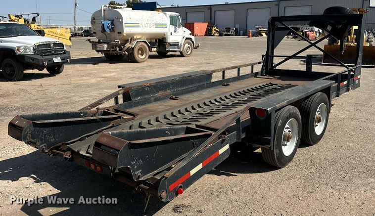 image for item DD3378 1995 Belshe T-18 equipment trailer