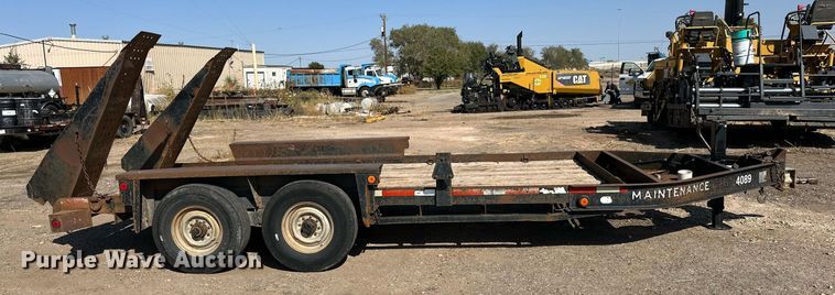 image for item DD3379 2002 Belshe WB-12 equipment trailer