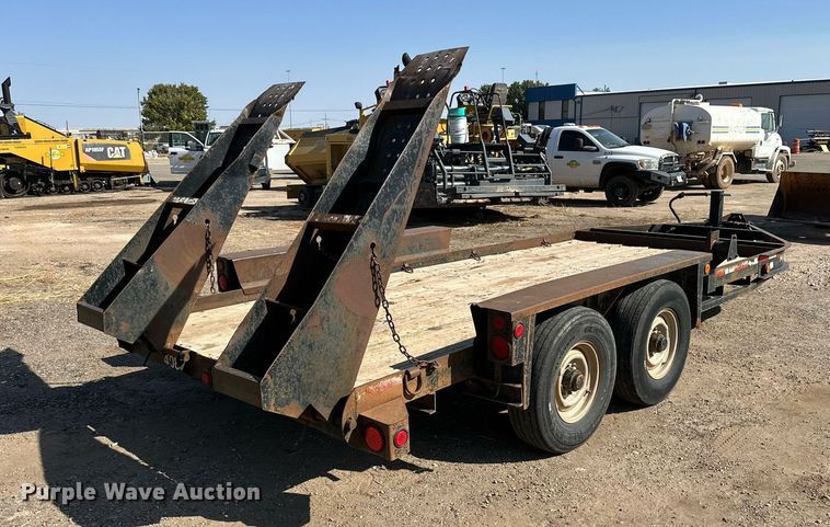 image for item DD3379 2002 Belshe WB-12 equipment trailer