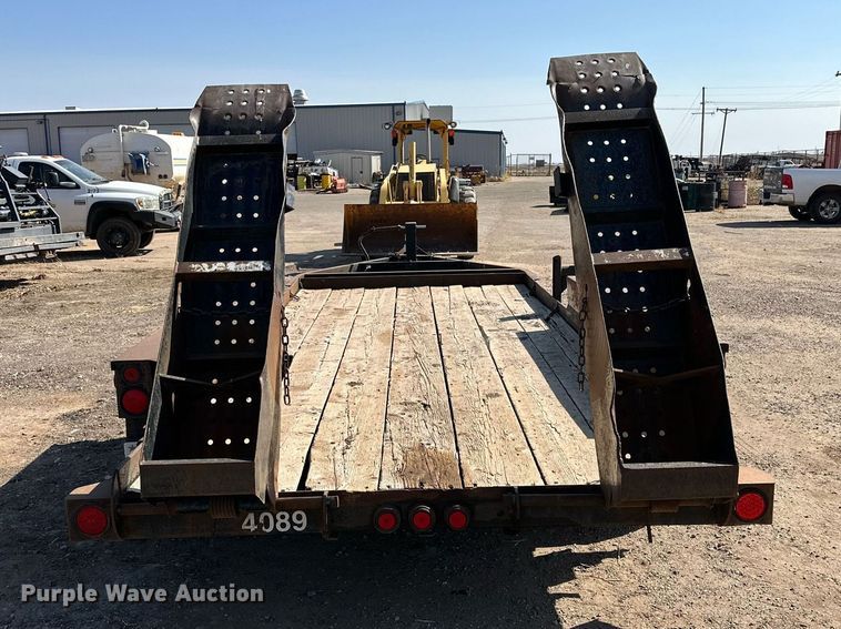 image for item DD3379 2002 Belshe WB-12 equipment trailer