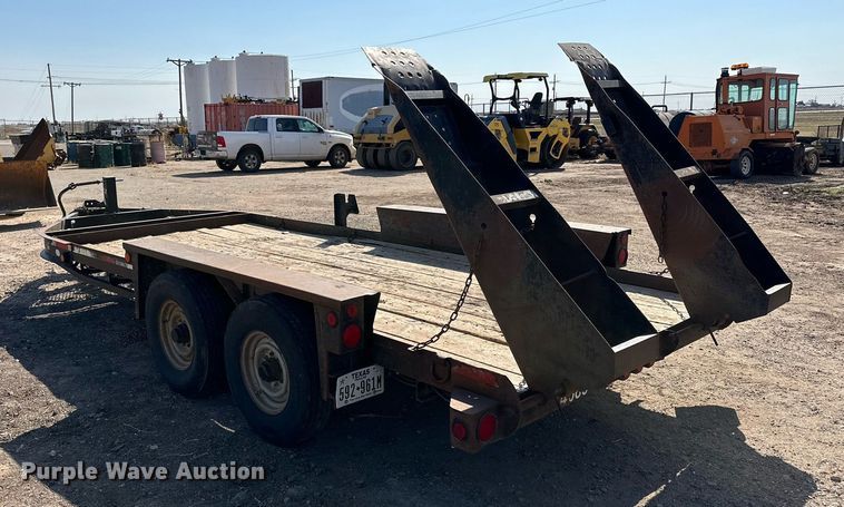 image for item DD3379 2002 Belshe WB-12 equipment trailer
