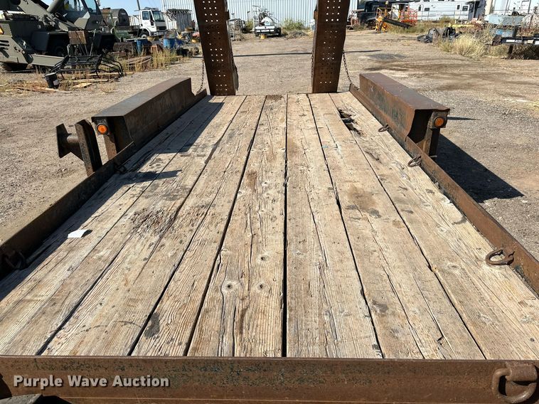 image for item DD3379 2002 Belshe WB-12 equipment trailer