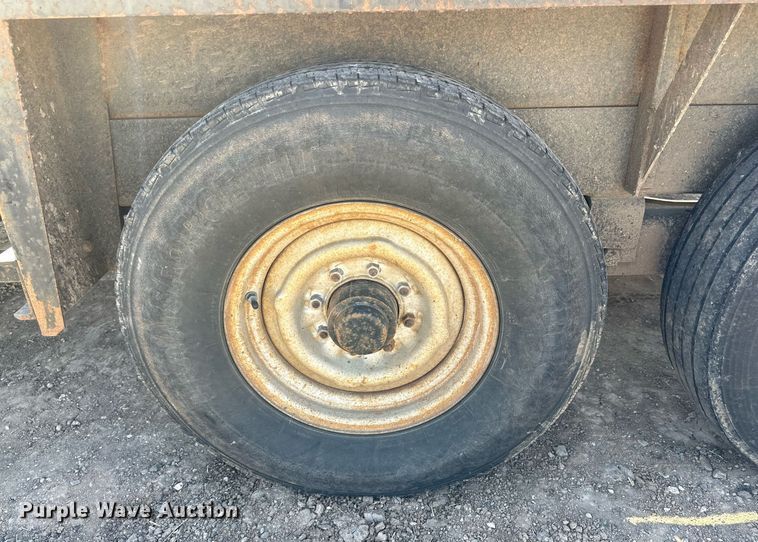 image for item DD3379 2002 Belshe WB-12 equipment trailer