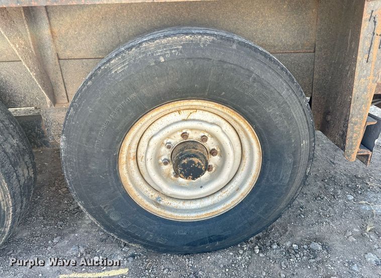 image for item DD3379 2002 Belshe WB-12 equipment trailer