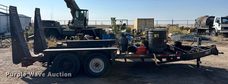 image for item DD3380 2006 Belshe WB-12 equipment trailer