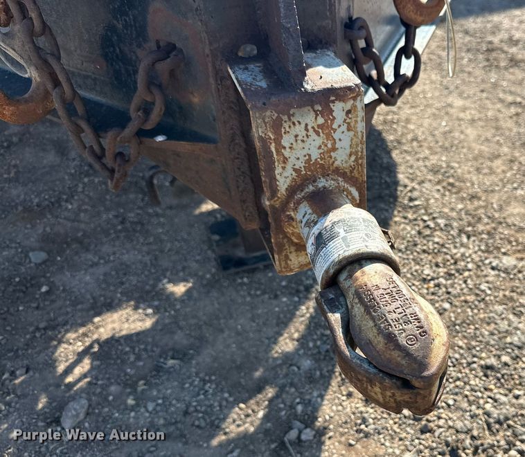 image for item DD3380 2006 Belshe WB-12 equipment trailer