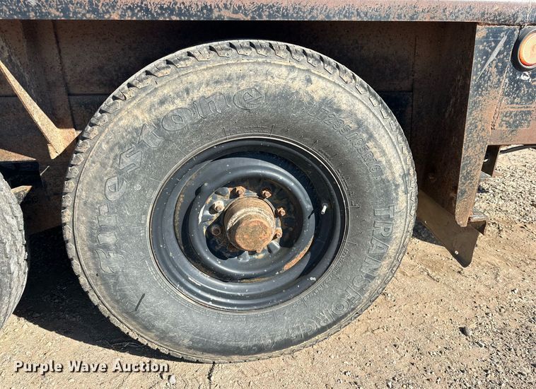 image for item DD3380 2006 Belshe WB-12 equipment trailer