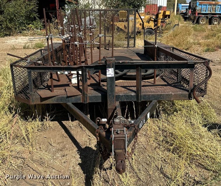 image for item DD3390 2008 Shop built Utility trailer