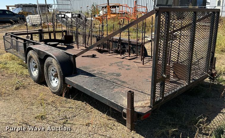 image for item DD3390 2008 Shop built Utility trailer