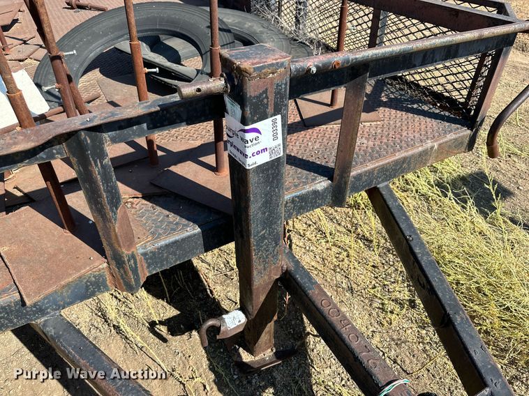 image for item DD3390 2008 Shop built Utility trailer