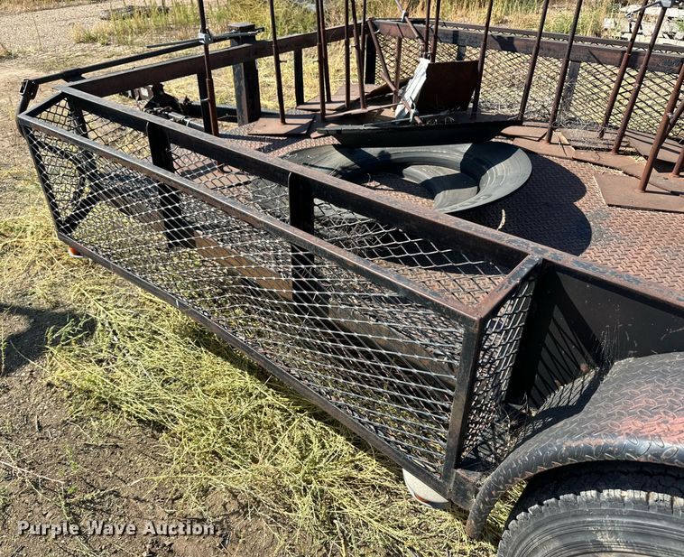 image for item DD3390 2008 Shop built Utility trailer
