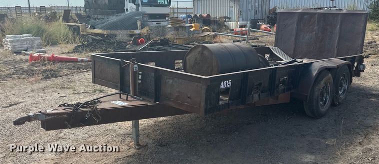 image for item DD3392 1992 Shop built utility trailer