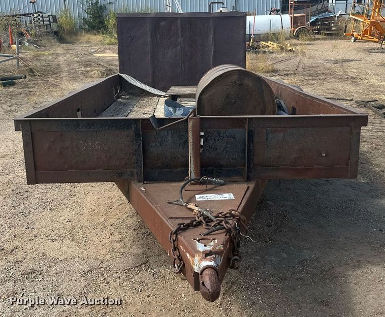image for item DD3392 1992 Shop built utility trailer